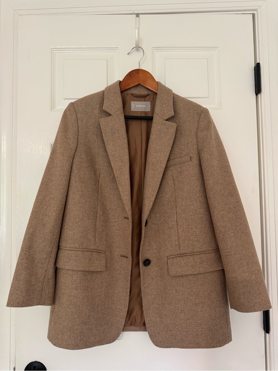 Everlane Jackets & Blazers - Everlane Camel/Tan Wool Blazer